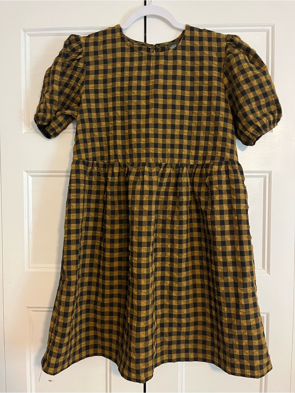 Wild Fable Women’s size XS Brown and Black Plaid Dress
